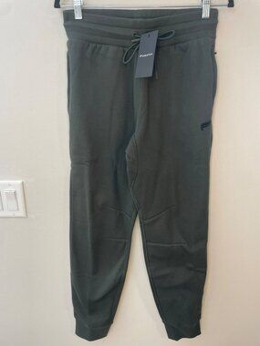 Fabletics Go To Joggers Olive Green Small S Regular Elastic Waistband NWT